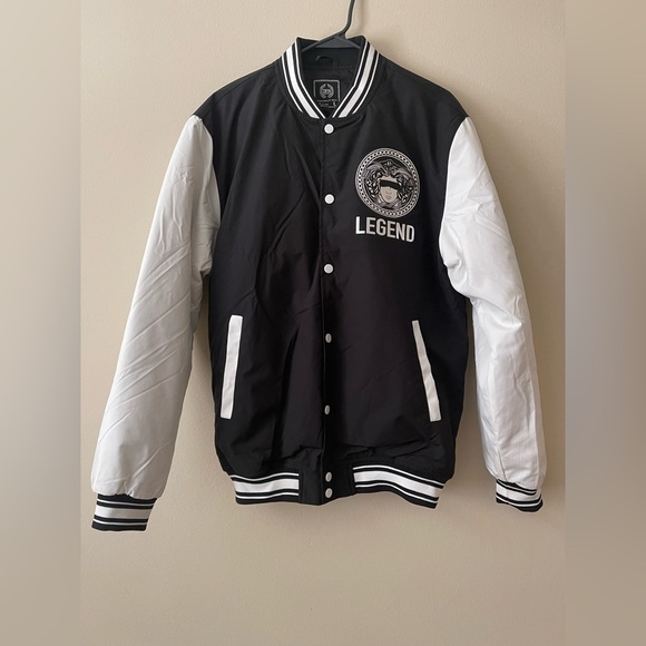 Black and White Varsity Jacket - Picture 1 of 3